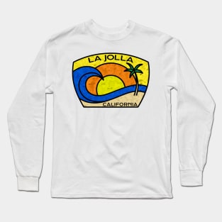 La Jolla California Surfing Long Sleeve T-Shirt